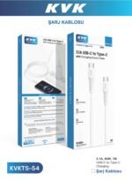 kvkstore.com.tr | USB-C TO TYPE-C 3.1A 60W 1M HIZLI ŞARJ KABLOSU