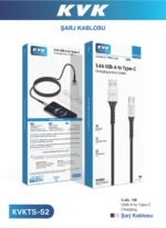 kvkstore.com.tr | HASIR USB-A TO TYPE-C 3.4A 1M KABLO