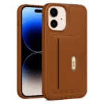 kvkstore.com.tr | Apple iPhone 16 Cüzdanlı Deri Kılıf Kahverengi