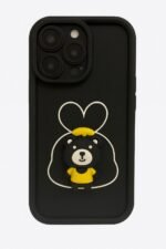 kvkstore.com.tr | iPhone 15 Uyumlu BearStyle Silikon 3D Karakterli Telefon Kılıfı