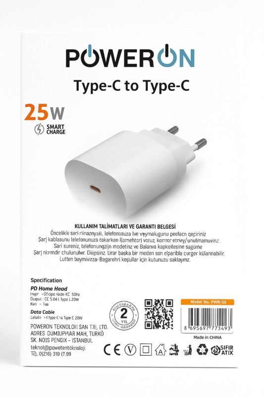 kvkstore.com.tr | TURBO PLUS 45W Çift Portlu USB-To Type C Hızlı Şarj Cihazı Android iPhone Uyumlu
