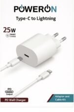 kvkstore.com.tr | POWERON Type-C to Lightning 25W PD Şarj Kiti Apple Cihazlar İçin Akıllı Güç